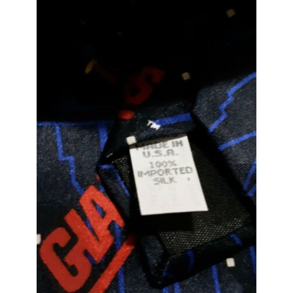 NY Giants Team NFL Mens Tie red blue 100% silk - Picture 3 of 5